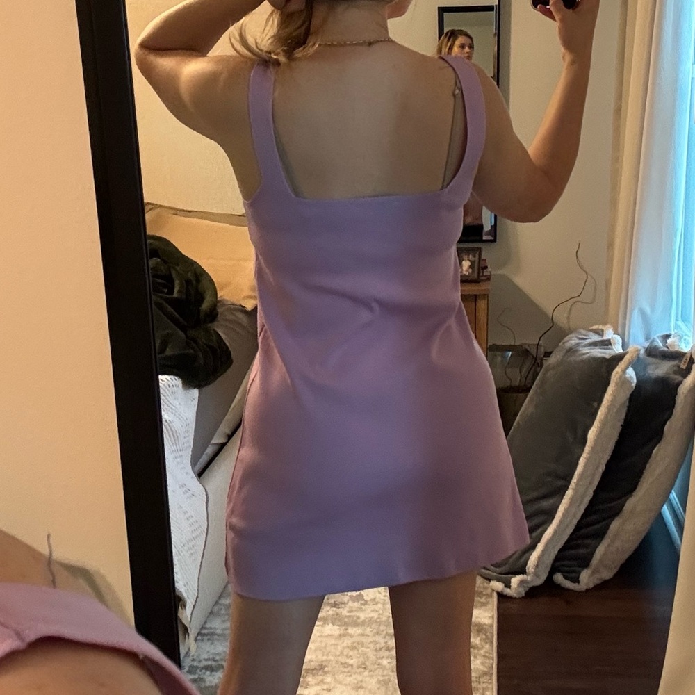 ZARA Casual Cute Lavender Sleeveless Summer Spring Dress - Picture 2 of 12